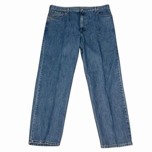Levi's 550 Relaxed Fit Straight Leg Jeans Medium Wash‎ Men's Size W42 L32 EUC